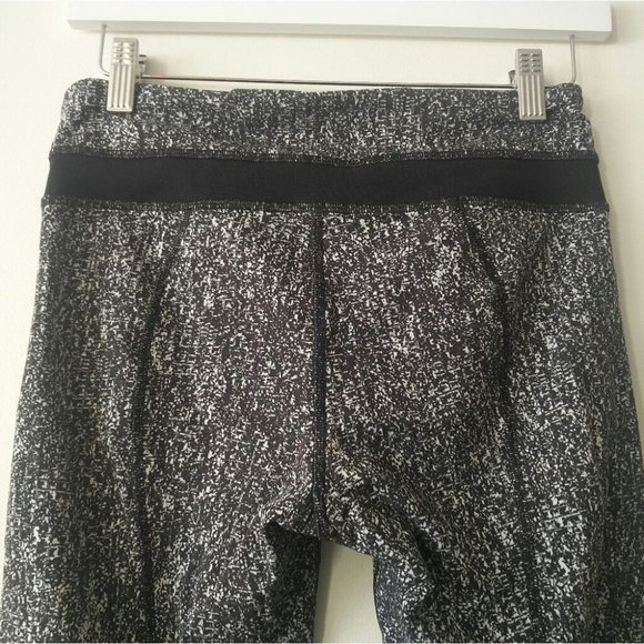Lululemon Inspire Tight II - Suited Jacquard Black White / Black Size 6 - Picture 8 of 14